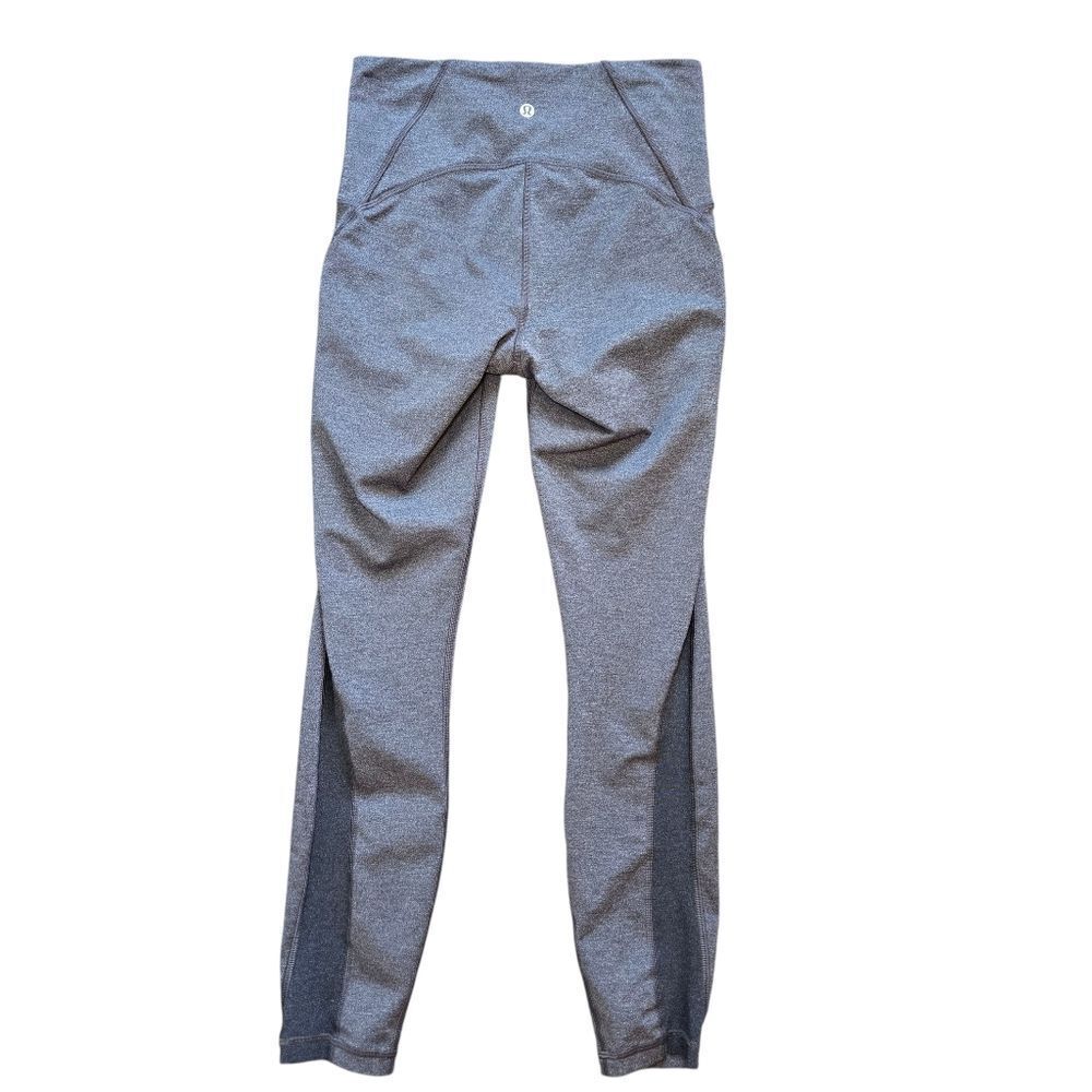 Lululemon Train Times 7/8 Pant 25" - Heathered Black - Picture 6 of 10